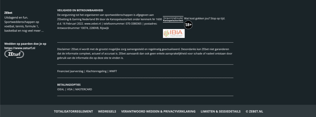 Zebet bonusvoorwaarden | CasinoBonusCheck