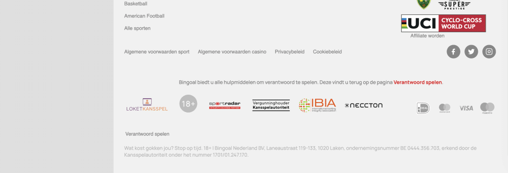 Bingoal Bonusvoorwaarden | CasinoBonusCheck